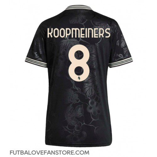 Juventus Teun Koopmeiners #8 Tretí Ženy futbalový dres 2025-26 Krátky Rukáv Juventus Teun Koopmeiners #8 Tretí Ženy futbalový dres 2025-26 Krátky Rukáv